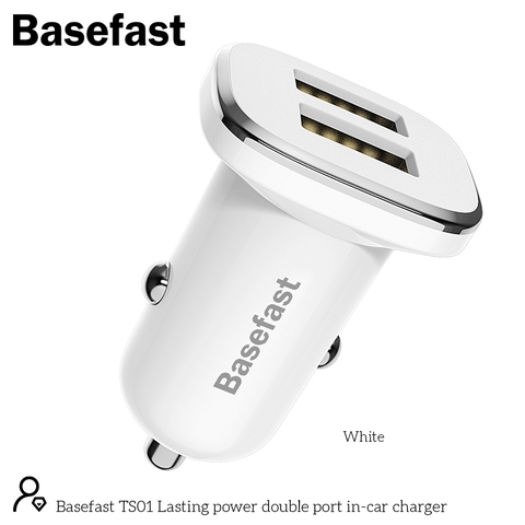 Basefast TS01 - Tẩu sạc nhanh 2 cổng