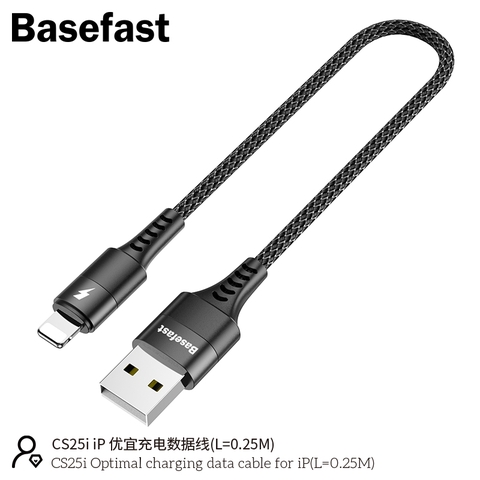 Basefast CS25i - Cáp dù sạc nhanh 25cm