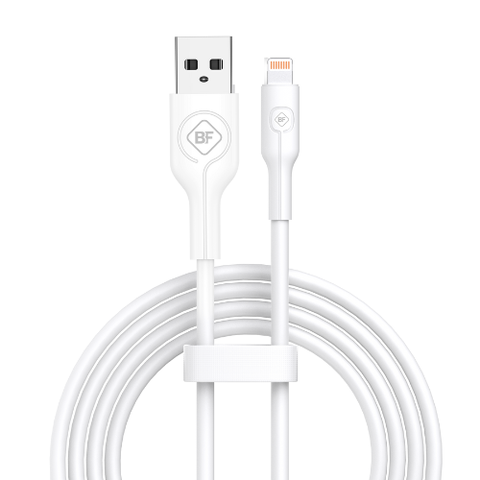 Cáp sạc nhanh Silicon 2.4A USB to Lightning -  Basefast MECURY SERI CS56i