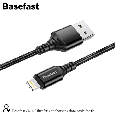 Basefast CS14i Cáp dù sạc nhanh 2.4A chân Iphone