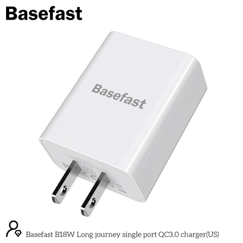 Basefast B18W Củ sạc nhanh 2 cổng QC 3.0 PD18W