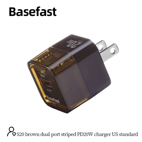 Củ sạc nhanh PD 20W 2 Cổng U+C - Basefast S20