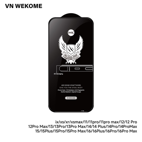 Kính Cường Lực 4D chống nhìn trộm chính hãng VNWEKOME cho iPhone