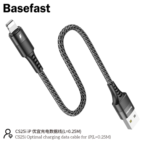 Basefast CS25i - Cáp dù sạc nhanh 25cm