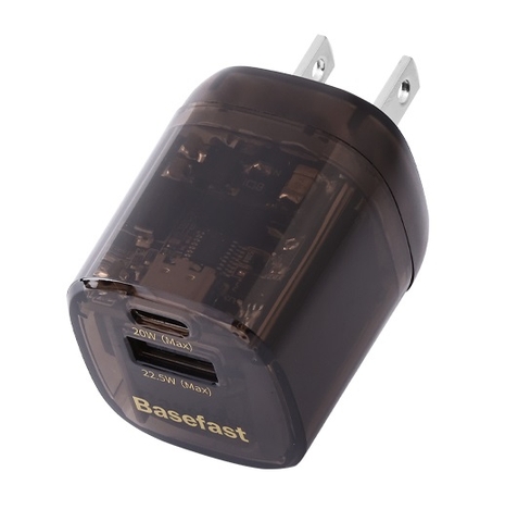 Củ sạc nhanh 22.5W 2 cổng U+C - Basefast S25