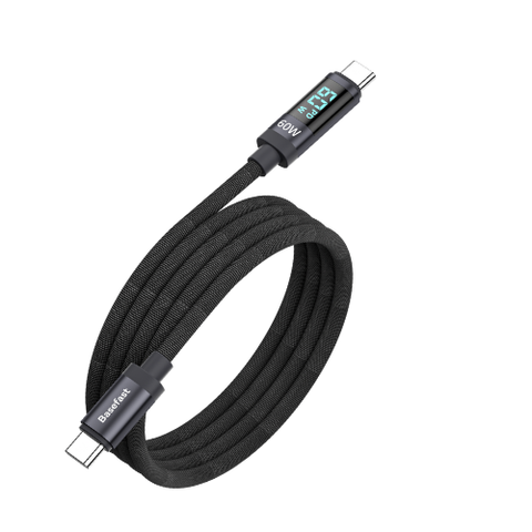 Cáp sạc báo công suất 60W Type C to Type C - Basefast SUN SERI CS27C