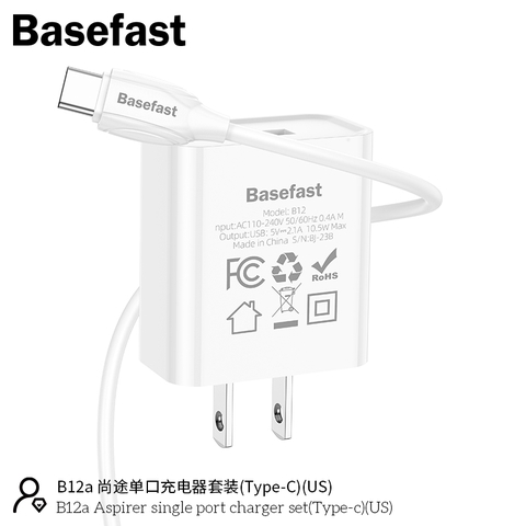 Basefast B12a - Bộ sạc nhanh Type-C 10.5W