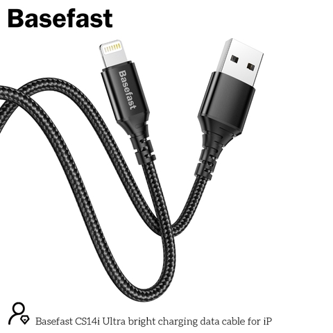 Basefast CS14i Cáp dù sạc nhanh 2.4A chân Iphone