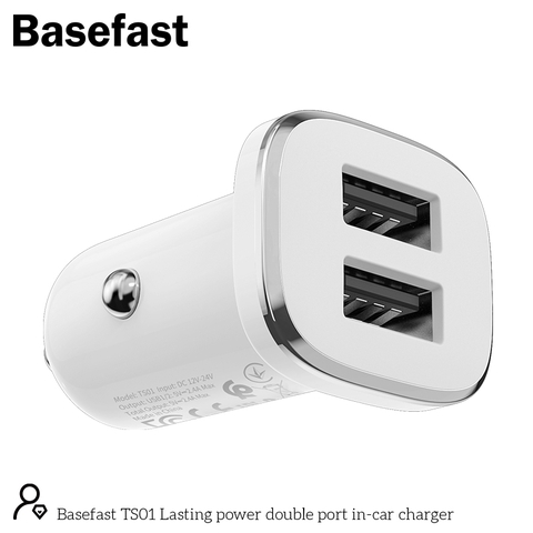 Basefast TS01 - Tẩu sạc nhanh 2 cổng