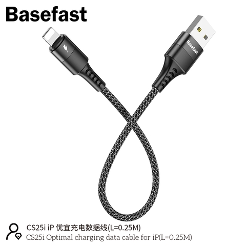 Basefast CS25i - Cáp dù sạc nhanh 25cm
