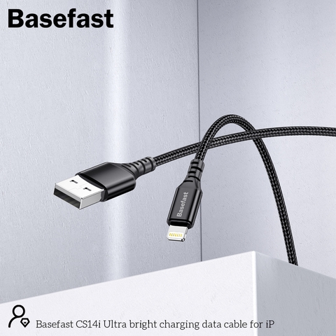 Basefast CS14i Cáp dù sạc nhanh 2.4A chân Iphone