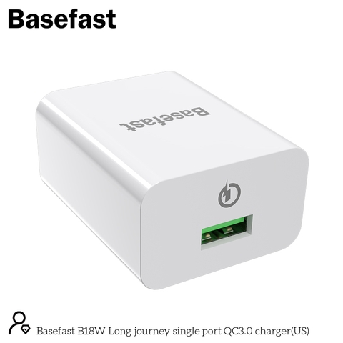 Basefast B18W Củ sạc nhanh 2 cổng QC 3.0 PD18W