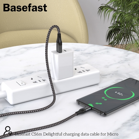 Basefast CS6a Cáp cao cấp sạc nhanh 3A TypeC