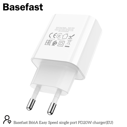 Basefast B66A Củ Sạc nhanh QC 3.0 PD20W