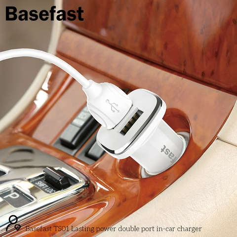 Basefast TS01 - Tẩu sạc nhanh 2 cổng