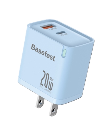 Củ sạc nhanh 20W 2 cổng Gan Basefast B24