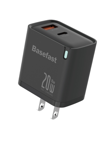 Củ sạc nhanh 20W 2 cổng Gan Basefast B24