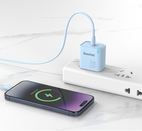 Củ sạc nhanh 30W 1C - Công nghệ GAN chống quá tải nhiệt Basefast B31