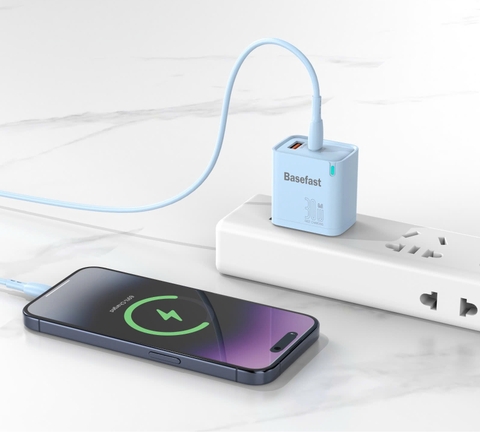 Củ sạc nhanh 30W 2 cổng GAN Basefast B32
