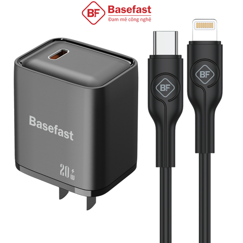 Bộ sạc nhanh 20W C to Lightning - Basefast AMAZAON SERI BS21