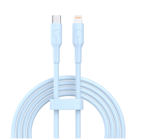 Cáp sạc nhanh 27W C to Lightning dây Silicon siêu bền - Basefast MERCURY SERI CS56