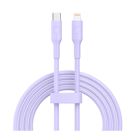 Cáp sạc nhanh 27W C to Lightning dây Silicon siêu bền - Basefast MERCURY SERI CS56