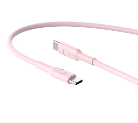 Cáp sạc nhanh Type C to Type C 60W dây Silicon siêu bền - Basefast MERCURI SERI CS56C