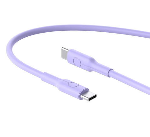 Cáp sạc nhanh Type C to Type C 60W dây Silicon siêu bền - Basefast MERCURI SERI CS56C