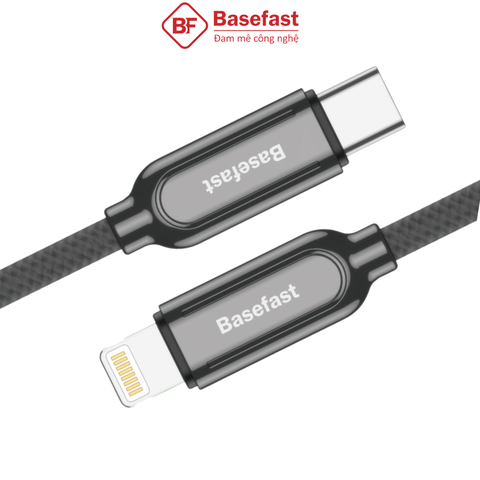 Dây sạc nhanh C to Lightning PD27W - Basefast VENUS SERI CS90