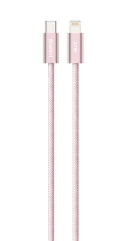 Dây sạc nhanh 27W Basefast CS21 chất liệu dù bện mật độ cao