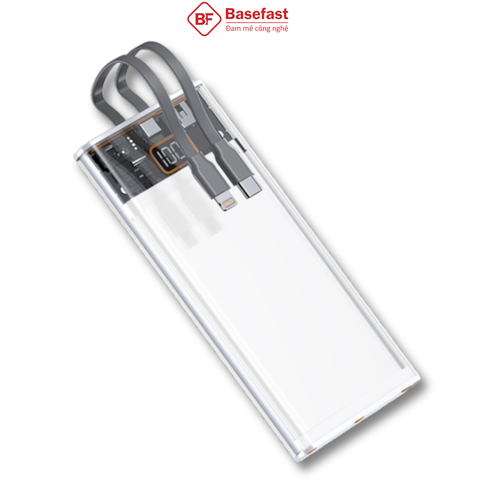 Sạc dự phòng 22.5W tích hợp 2 cáp sạc nhanh -  Basefast SD32