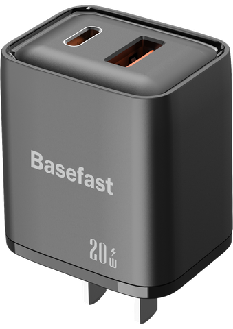 Củ sạc nhanh 20w 2 cổng - Basefast AMAZAON SERI B23