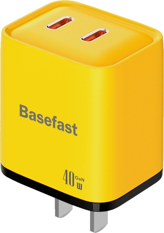 Củ sạc nhanh 40W 2 cổng C+C - Basefast B40
