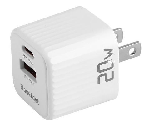 Củ sạc nhanh 20W 2 cổng U+C - Basefast TROPIC SERI S21