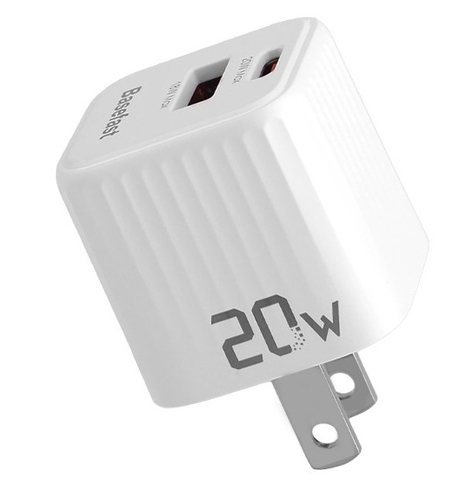 Củ sạc nhanh 20W 2 cổng U+C - Basefast TROPIC SERI S21