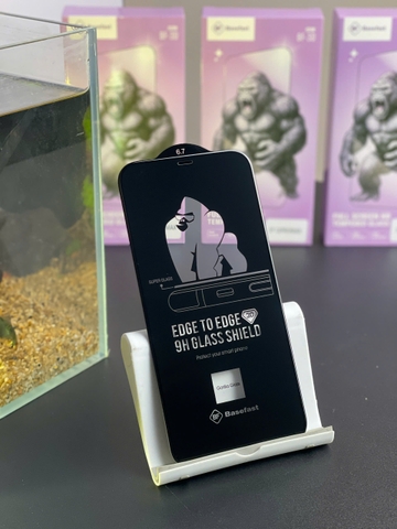 Kính cường lực 3D Trong suốt Full HD cho iPhone chính hãng Basefast