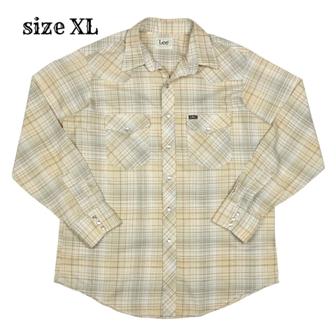 Vintage 80s Lee Western Shirt Size XL