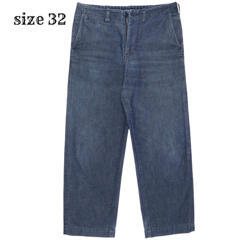 Momotaro Indigo Denim Pants Size 32