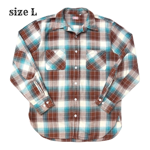 Beams Flannel Work Shirt Size L