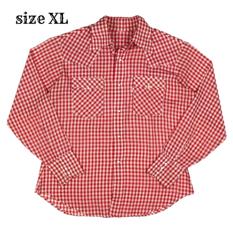 Vintage 70s Levi’s Western Shirt Size XL