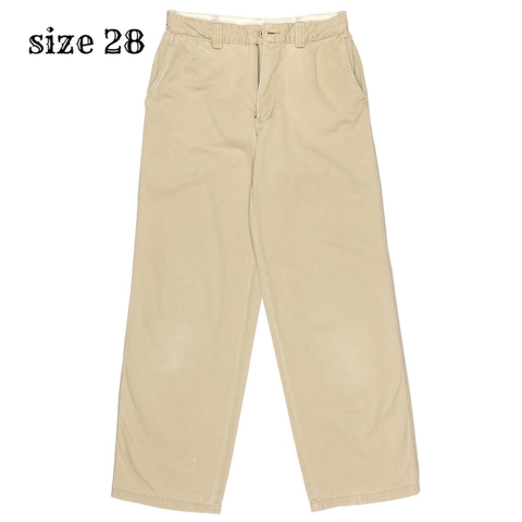90s Levi's Japan Worker Khaki Trousers Size 28