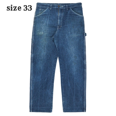 Vintage 80s Dickies Denim Painter Pants Size 33