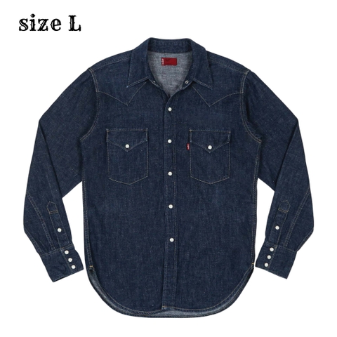 2000s Levi's Denim Western Shirt Size L