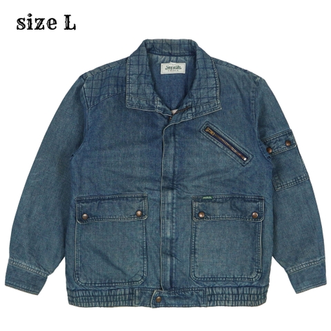 Renown Sherpa Lined Denim Jacket Size L