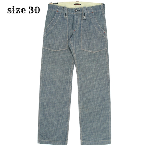 Blue Way Japan Chambray Pants Size 30
