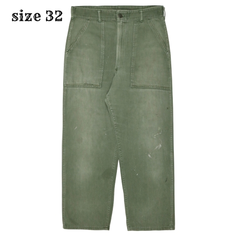 Vintage U.S. Army OG-107 Fatigue Pants Size 32
