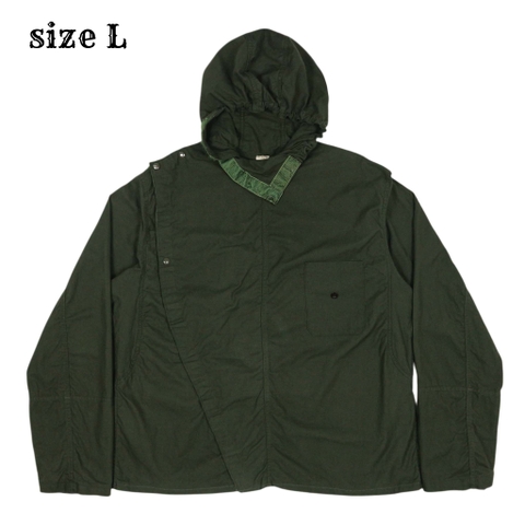 Vintage 60s French Army Olive Smock Parka Size L