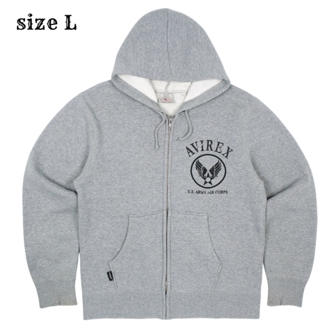 Avirex Air Corps Print Hoodie Size L