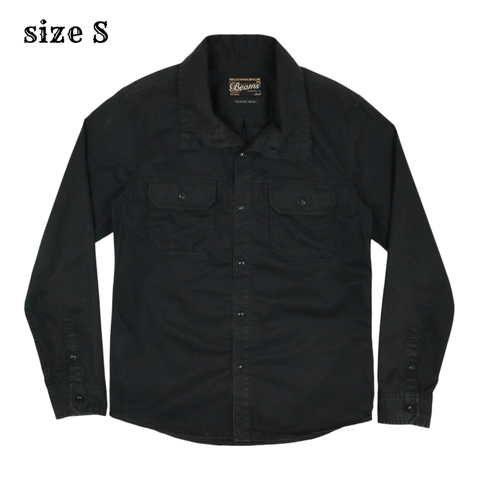 Beams Japan Black Utility Shirt Size S