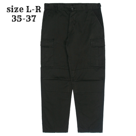 Rothco BDU Black Combat Trousers Size L-R 35-37